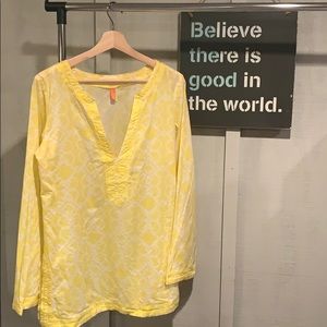 Lucy- Tunic length swim coverup